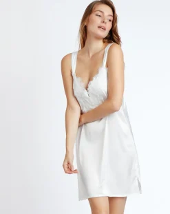 New Admas Chemise de nuit Romantic Wedding blanche