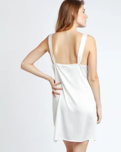 New Admas Chemise de nuit Romantic Wedding blanche