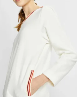 Femme Le Chat Chemise de nuit Teddy écrue