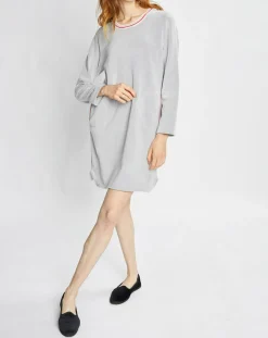 Sale Le Chat Chemise de nuit Teddy gris chiné