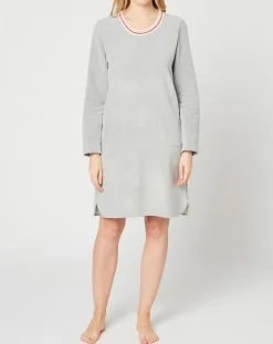 Sale Le Chat Chemise de nuit Teddy gris chiné