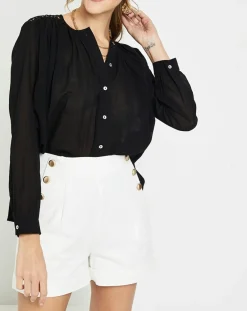 Femme See u Soon Chemise Donna noire