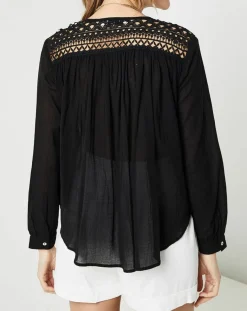 Femme See u Soon Chemise Donna noire