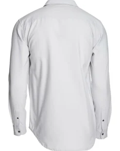 Outlet Quiksilver Chemise droite Straight Up gris clair