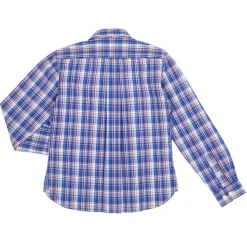 Clearance Hackett London Chemise en Coton à carreaux bleue