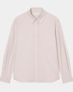 Femme Marc O'Polo Chemise en Flanelle manches ballons violet clair