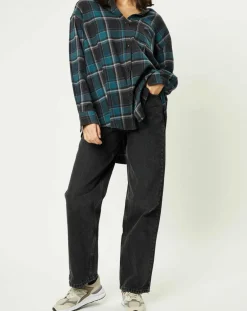 Femme BDG by Urban Outfitters Chemise en Flanelle Sadie à carreaux vert/marine