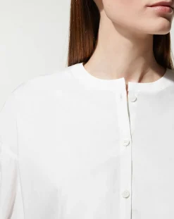 Femme Jodhpur Chemise en Popeline de Coton Bio Misto écrue