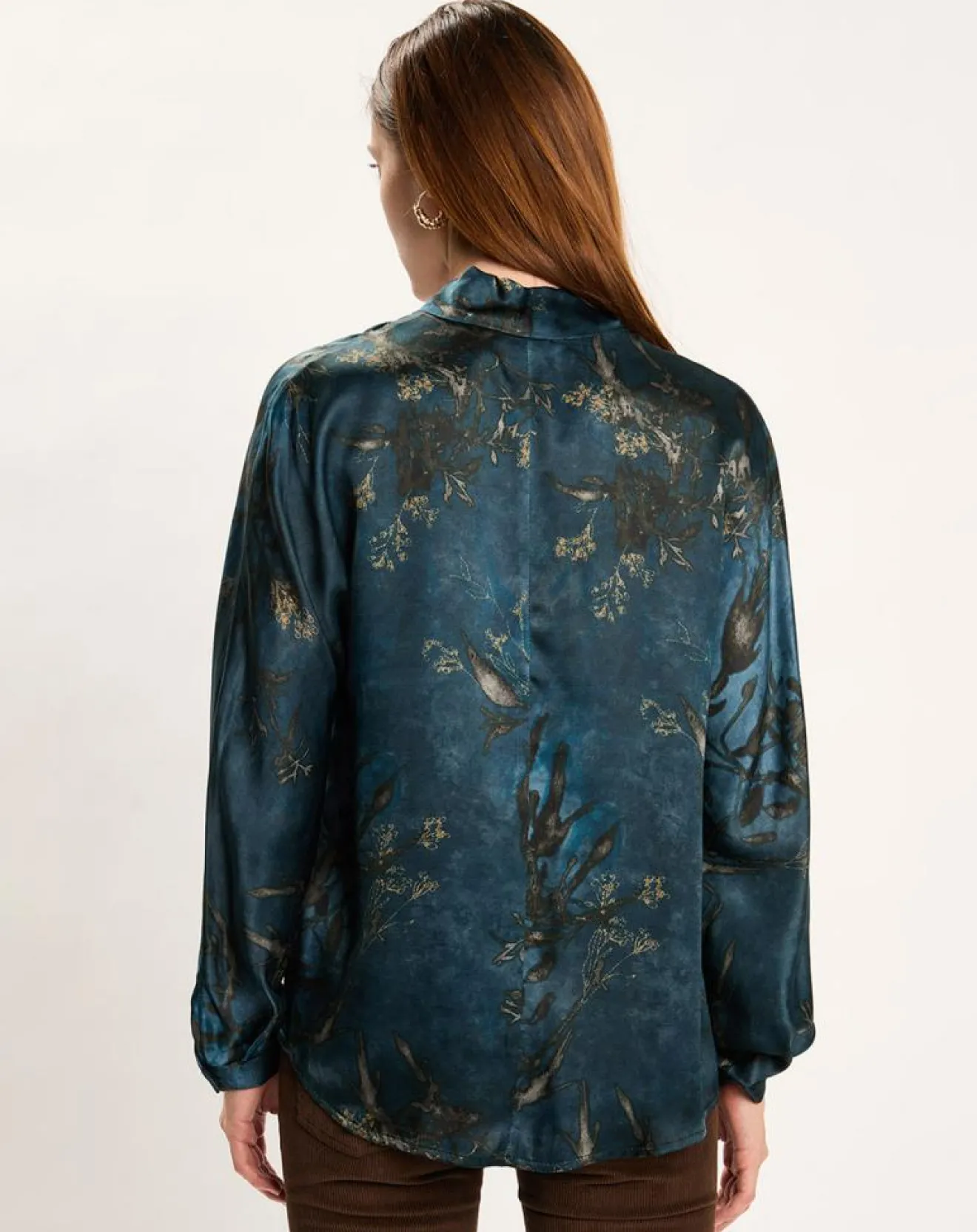 Sale Lauren Vidal Chemise en Soie mélangée Moon kyoto