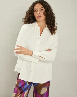 Femme Hartford Chemise en Velours côtelé Cinéma milk