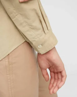 Best Marc O'Polo Chemise en Velours côtelé fin Milleraies beige