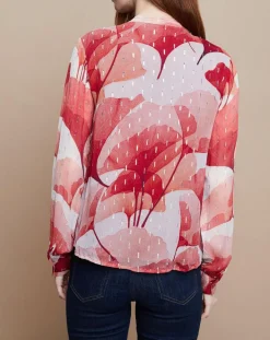 Femme Mare di Latte Chemise Gaelle Pistil rouge