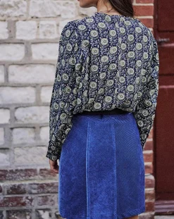 Femme Garance Paris Chemise Gelina marine