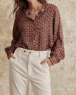 Online Garance Paris Chemise Gelina marron