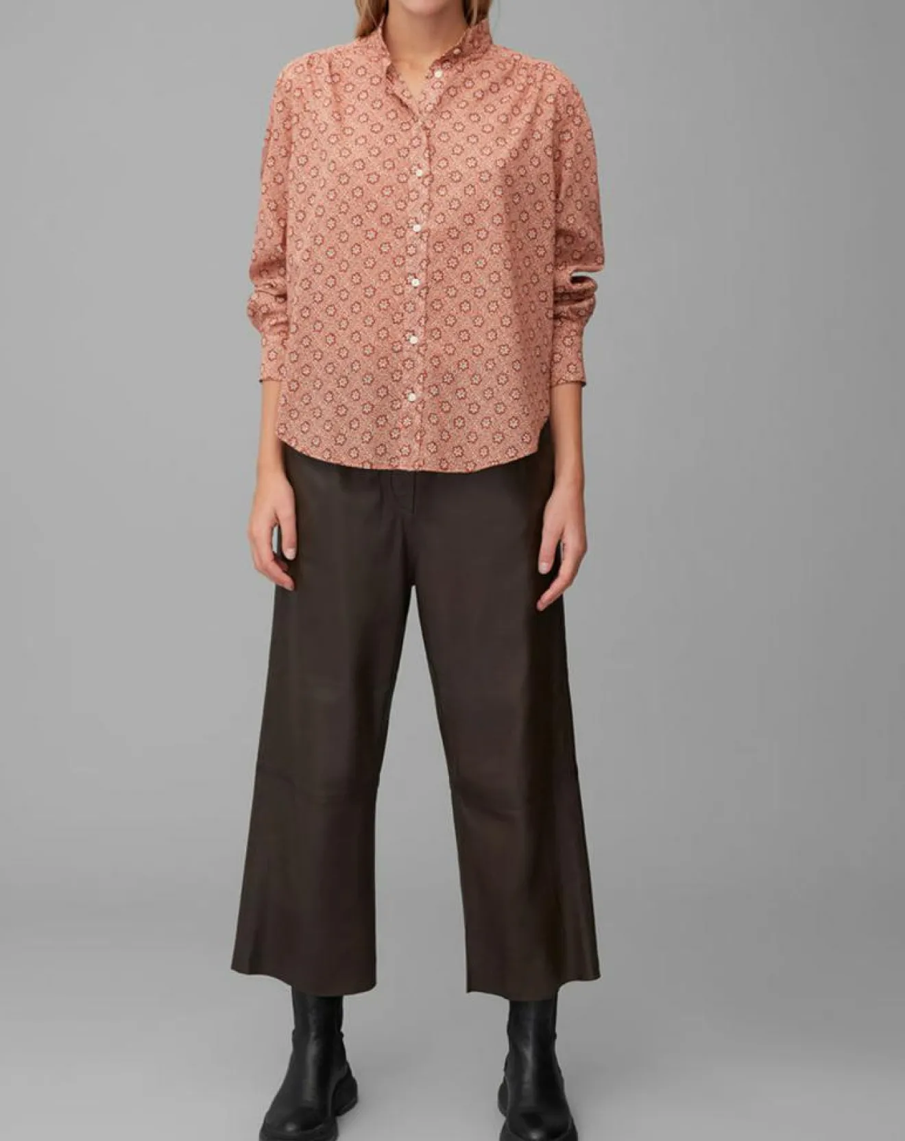 Discount Marc O'Polo Chemise imprimée all-over rouge