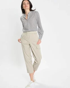 Hot Marc O'Polo Chemise imprimée blanc/bleu