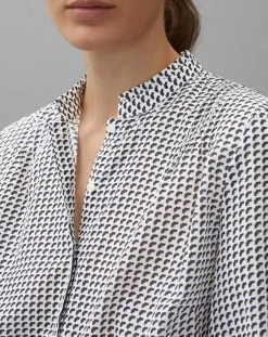 Hot Marc O'Polo Chemise imprimée blanc/bleu