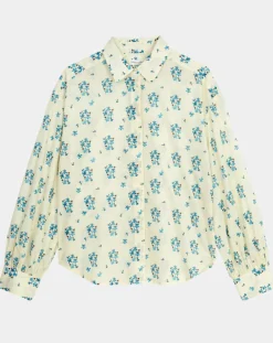 Online Marc O'Polo Chemise imprimée blanc/bleu