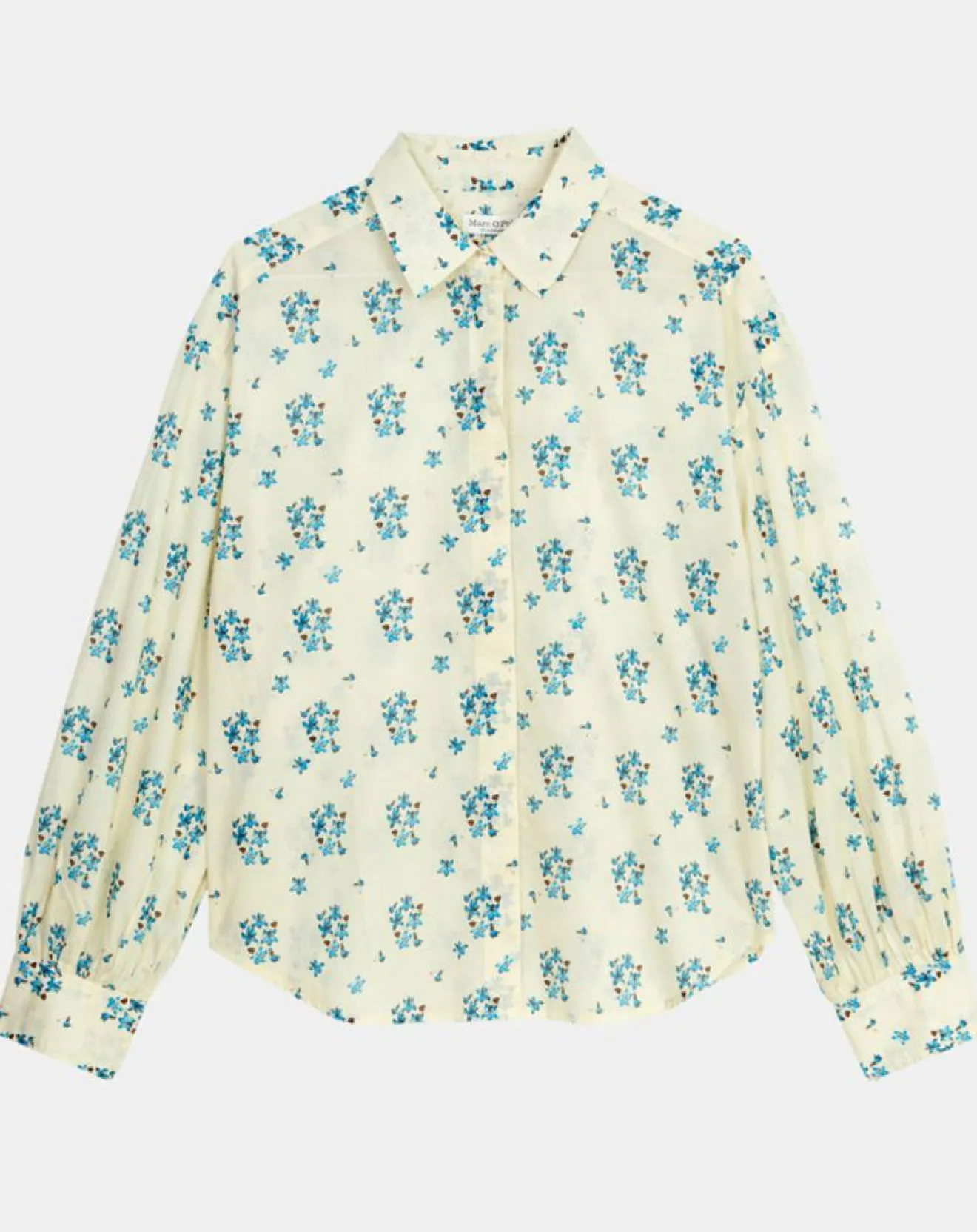 Online Marc O'Polo Chemise imprimée blanc/bleu