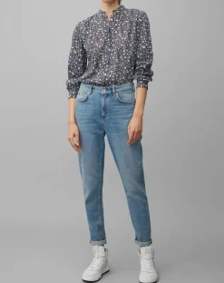 Femme Marc O'Polo Chemise imprimée floral bleue