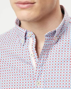 Best Marc O'Polo Chemise imprimée shaped fit rouge/blanc