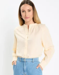 Clearance Marc O'Polo Chemise légère Fiona jaune