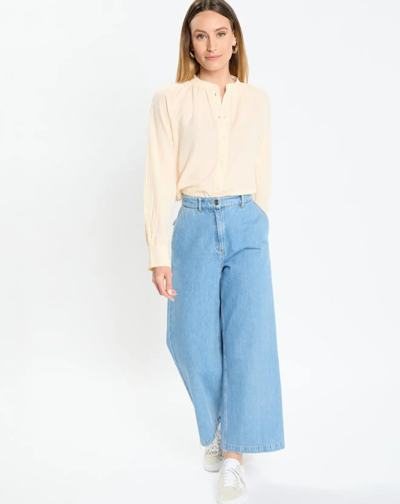 Clearance Marc O'Polo Chemise légère Fiona jaune