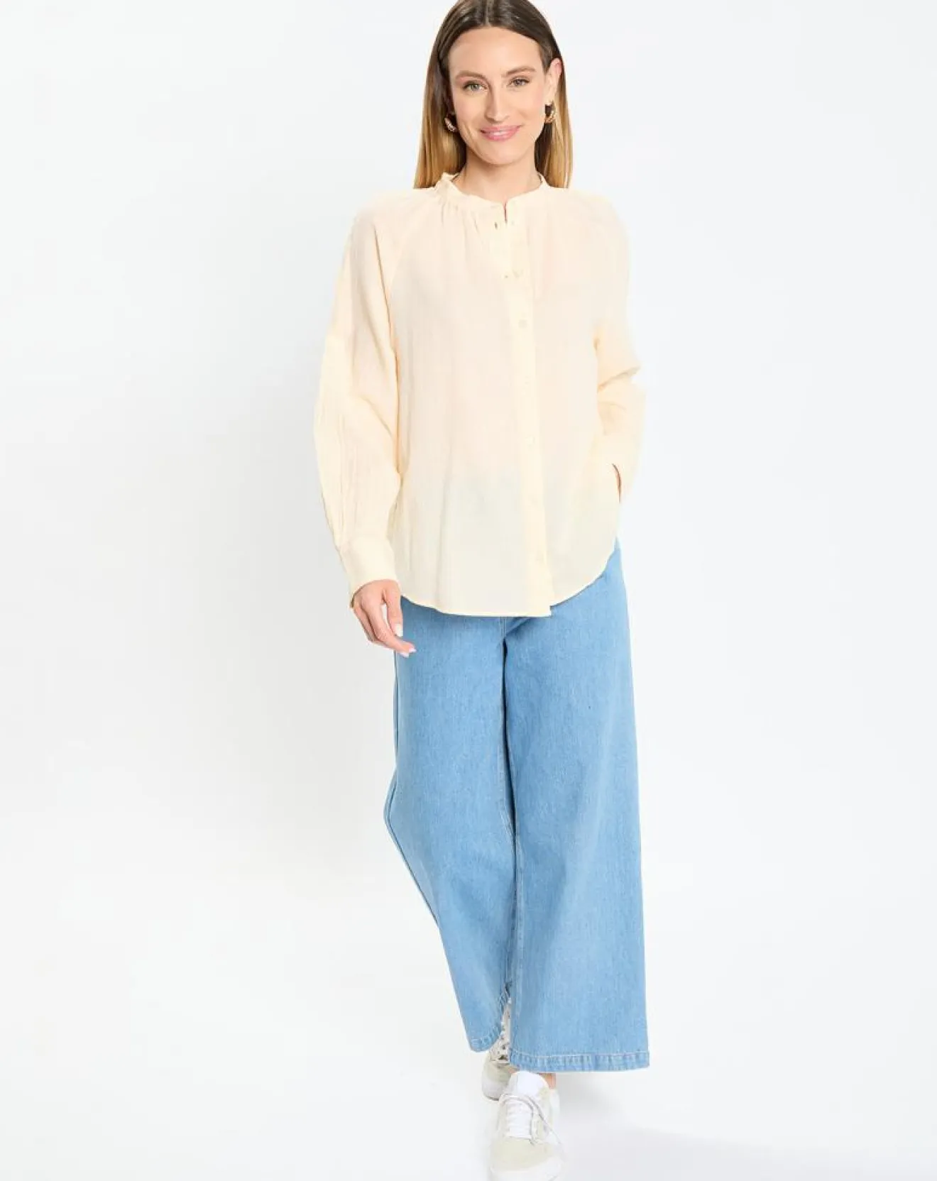 Clearance Marc O'Polo Chemise légère Fiona jaune