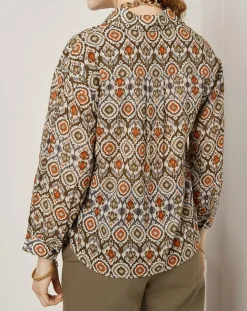 See u Soon Chemise Lisa imprimée marron/multicolore