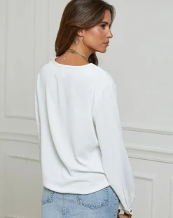 Femme Alice & Charlotte Chemise Louise blanche