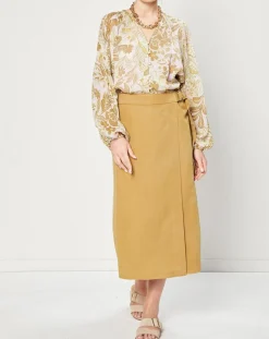 Femme Esprit Chemise manches longues à Fleurs beige/écru