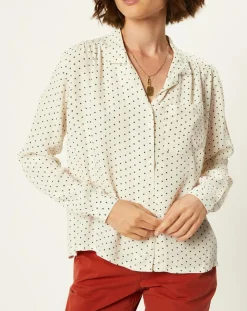 Femme Harris Wilson Chemise Massonne à pois écrue