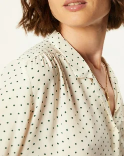 Femme Harris Wilson Chemise Massonne à pois écrue