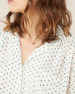 Femme Harris Wilson Chemise Massonne à pois écrue