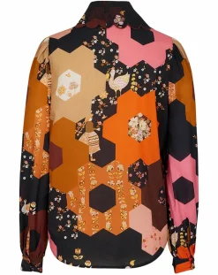 Outlet Manoush Chemise Médiéval Patchwork imprimée multicolore