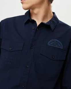 Homme Quiksilver Chemise Moden Tripster bleu marine