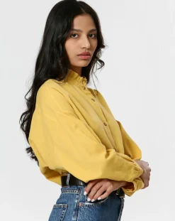 Femme The Korner Chemise Olivia jaune