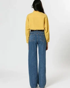 Femme The Korner Chemise Olivia jaune