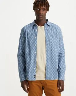 Homme Dockers Chemise Original Slim bleue