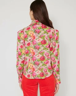 Discount Manoush Chemise Patchwork rose