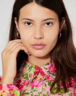 Discount Manoush Chemise Patchwork rose