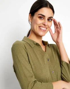 Marc O'Polo Chemise Polo Ml kaki