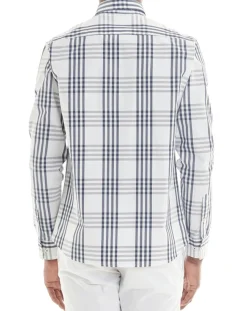 Homme Arrow Chemise Regular Fit à carreaux bleu/blanc