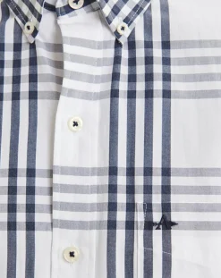 Homme Arrow Chemise Regular Fit à carreaux bleu/blanc