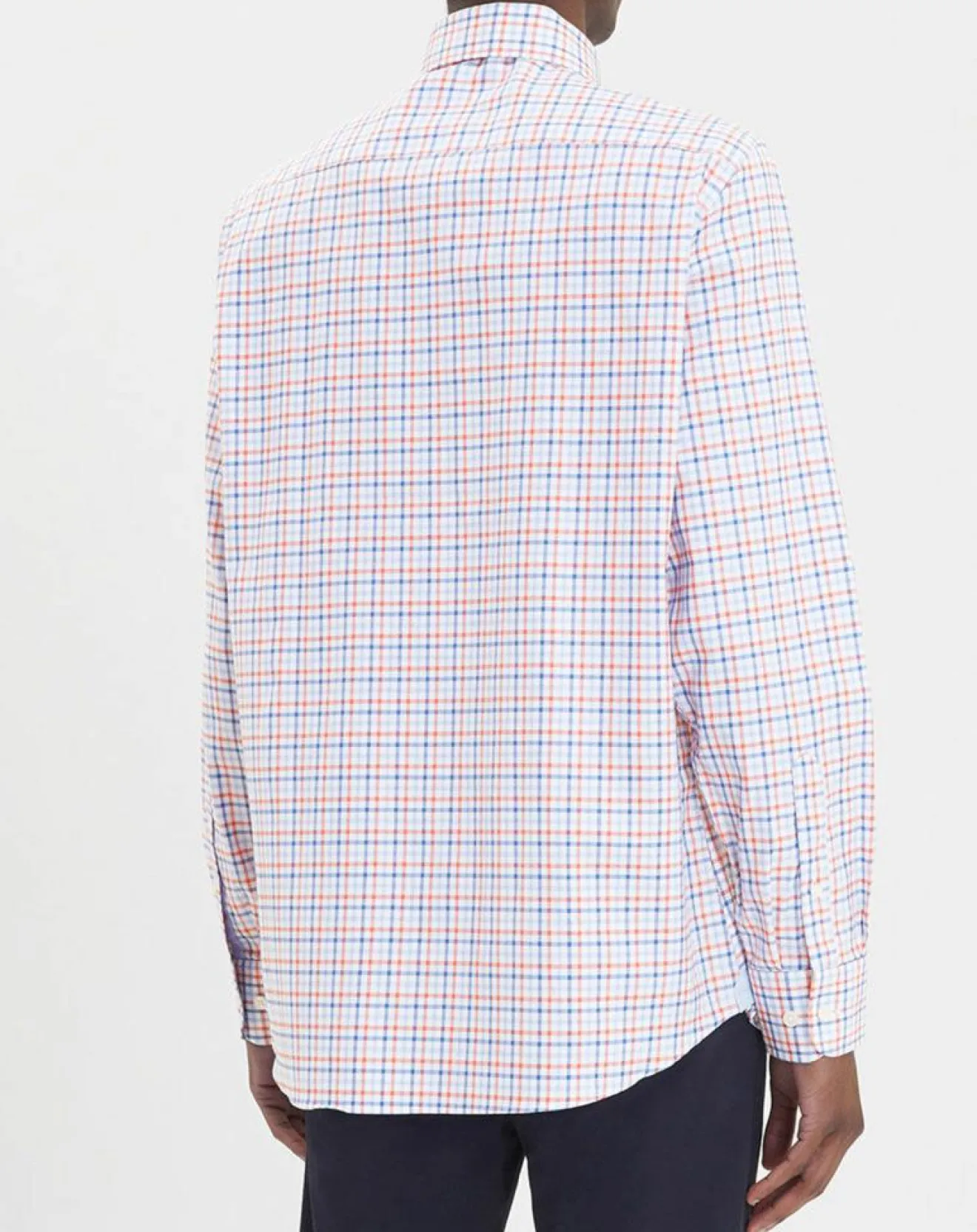 Homme Hackett London Chemise Regular Fit à carreaux corail