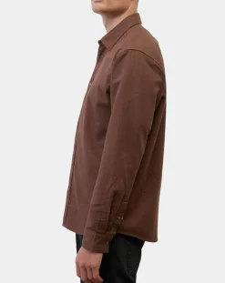 Sale Marc O'Polo Chemise Regular Fit chinée bordeaux