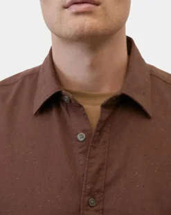 Sale Marc O'Polo Chemise Regular Fit chinée bordeaux