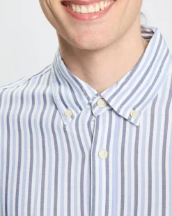 Clearance Scotch & Soda Chemise Regular Fit Fantaisie blanc/bleu