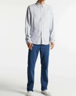 Clearance Scotch & Soda Chemise Regular Fit Fantaisie blanc/bleu