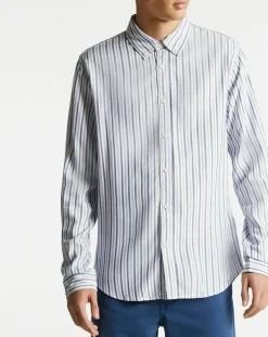 Clearance Scotch & Soda Chemise Regular Fit Fantaisie blanc/bleu